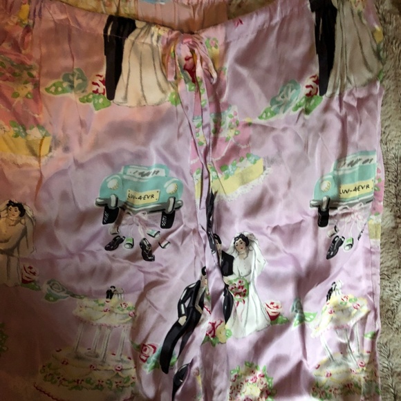 2)S-NICK & NORA 100%SILK 2PC WEDDING PJS SZS, RARE, VHTF,NEW,GORGEOUS&LUXURIOUS… - Picture 7 of 12